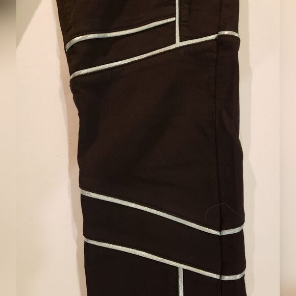 Jazz, Tap Hip hop Dance Costum Medium Adult, Silver, Black - Picture 15 of 16